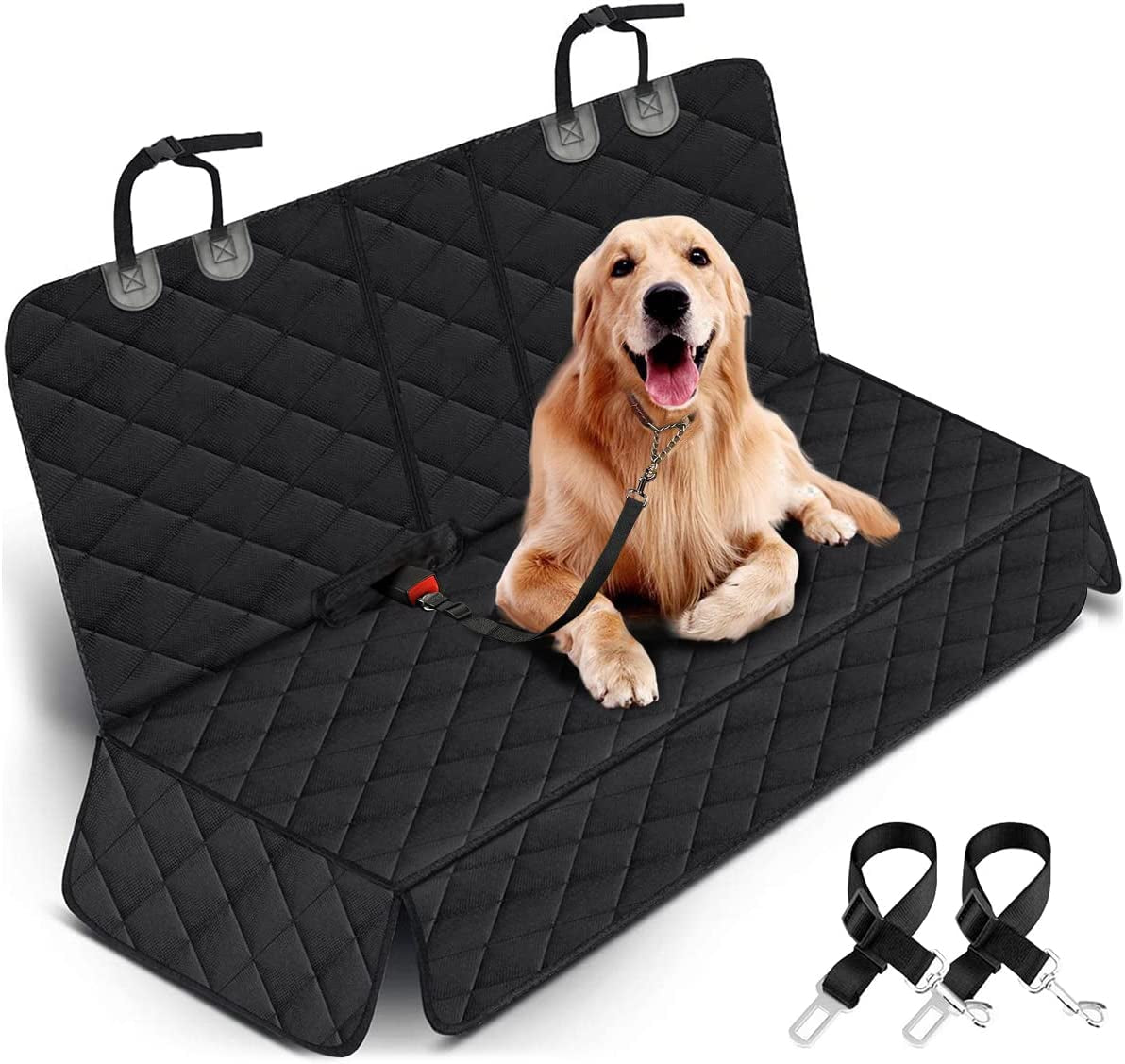 Dog Car Seat Cover, Back Seat Cover for Dogs Pet Car Seat Protector Waterproof Bench